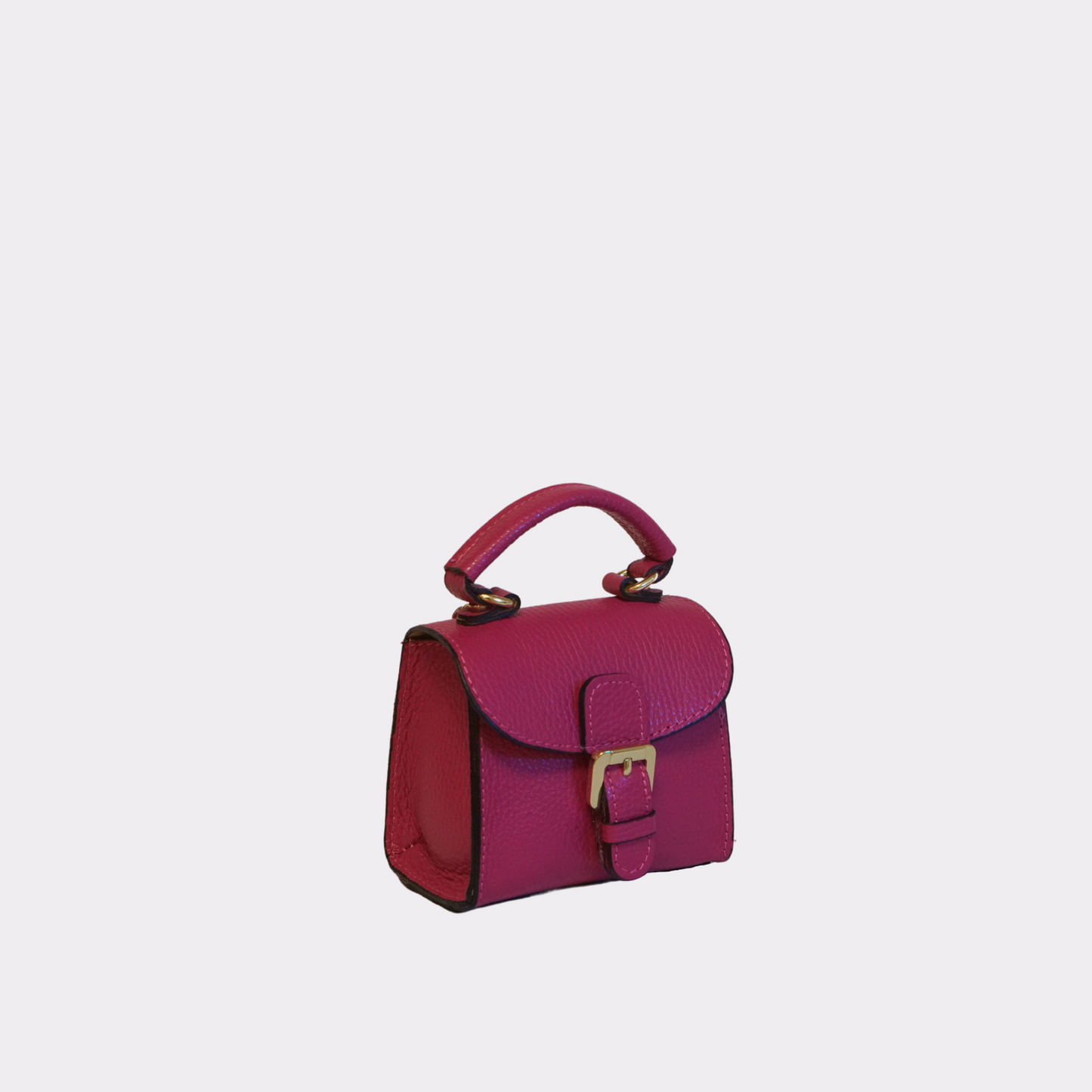 Mini Bag with Flap Cover - Magenta