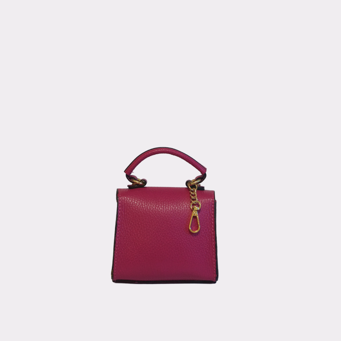 Mini Bag with Flap Cover - Magenta